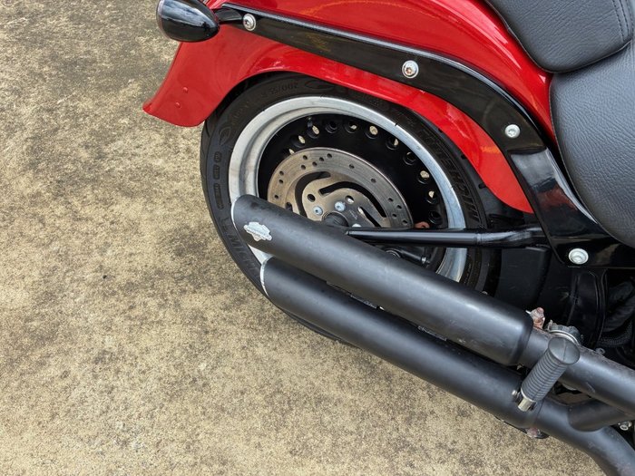 2013 HARLEY-DAVIDSON FLSTFB FAT BOY LO Orange