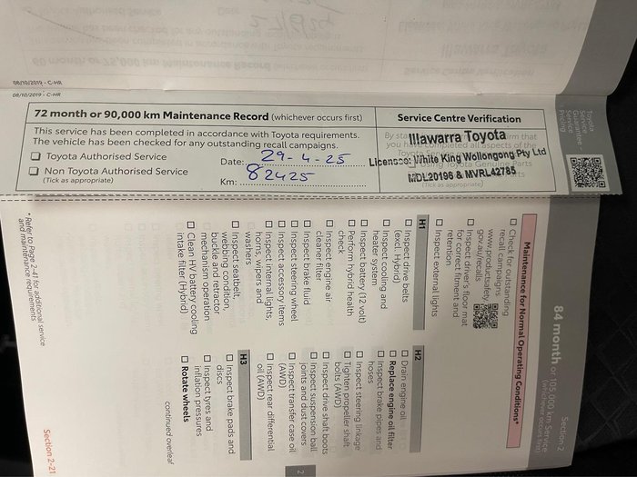 2020 Toyota C-HR GXL NGX10R Feverish Red