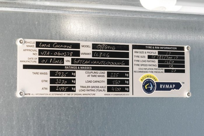 2026 Lotus Caravans Off Grid 19D