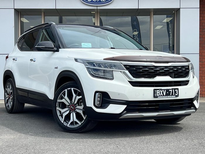 2020 Kia Seltos GT-Line SP2 MY21 AWD Snow White Pearl