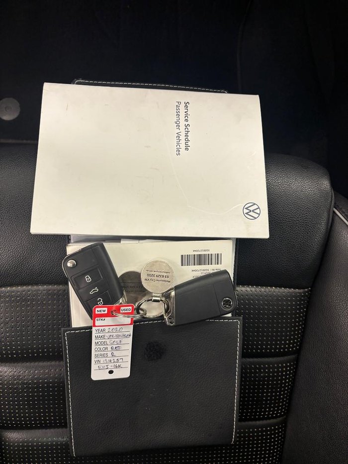 2020 Volkswagen Golf R 7.5 MY20 Four Wheel Drive Tornado Red