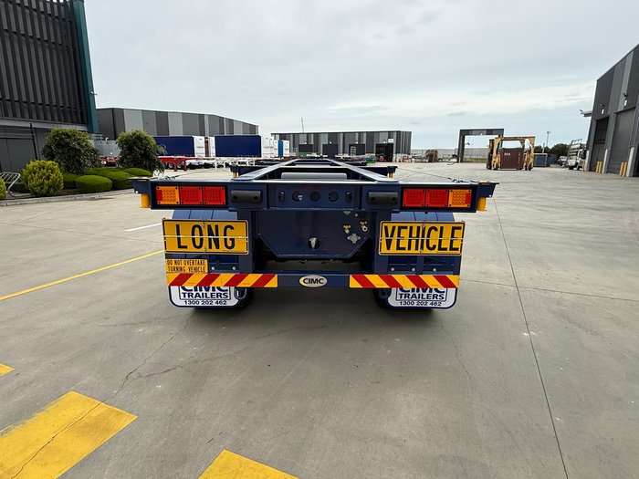 2026 CIMC 40' Skeletal With 3 Way Twist Locks A-Double Compliant