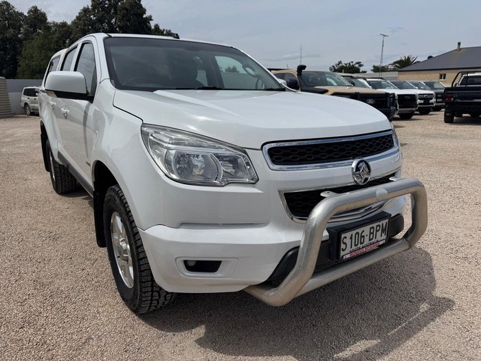 2013 Holden Colorado LT RG MY13 4X4 Dual Range Summit White