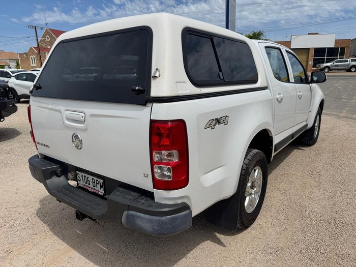 2013 Holden Colorado LT RG MY13 4X4 Dual Range Summit White