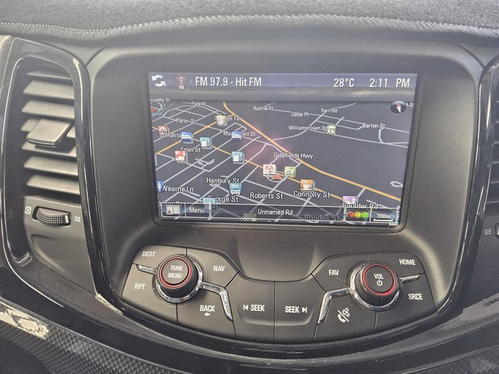 2016 Holden Commodore SV6 Black VF Series II MY16 Slipstream Blue