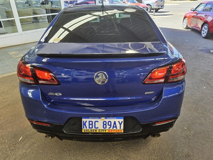 2016 Holden Commodore SV6 Black VF Series II MY16 Slipstream Blue