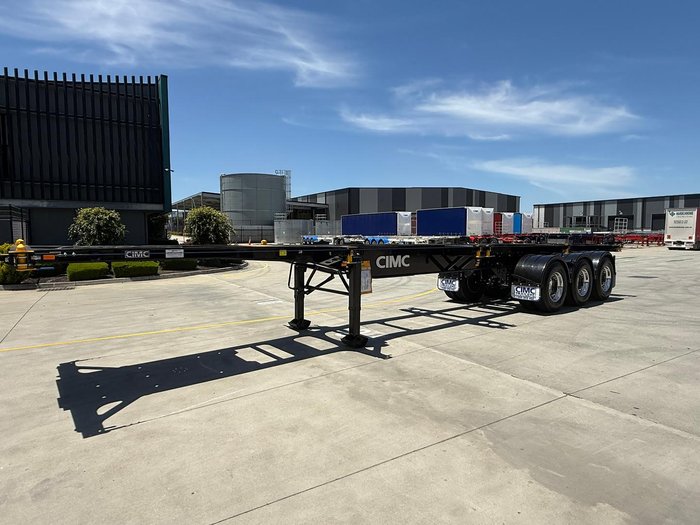 2025 CIMC 40' 3 Way Skeletal Semi Trailer