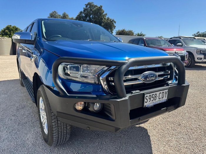2020 Ford Ranger XLT PX MkIII MY20.25 4X4 Dual Range Lightning Blue