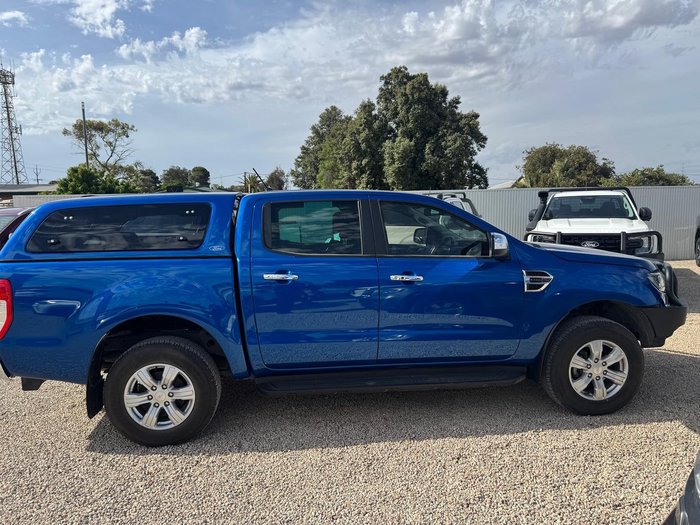2020 Ford Ranger XLT PX MkIII MY20.25 4X4 Dual Range Lightning Blue