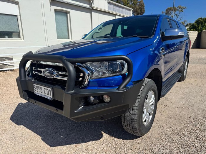 2020 Ford Ranger XLT PX MkIII MY20.25 4X4 Dual Range Lightning Blue