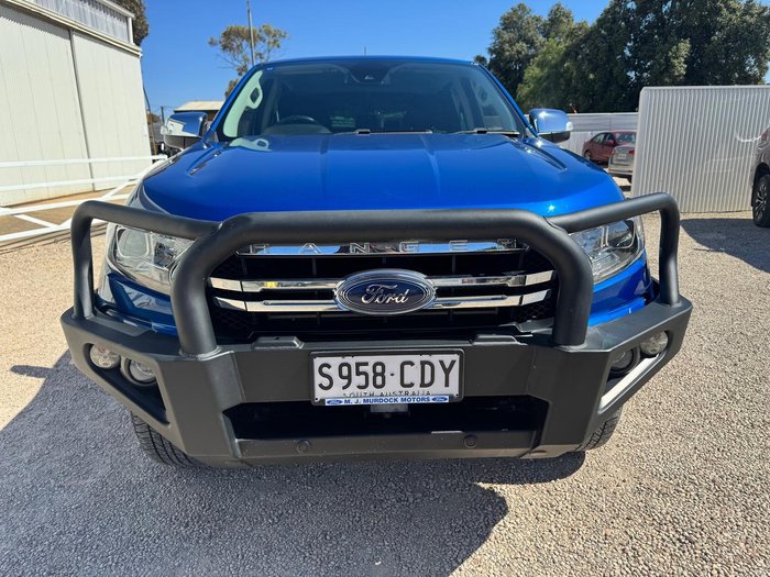 2020 Ford Ranger XLT PX MkIII MY20.25 4X4 Dual Range Lightning Blue