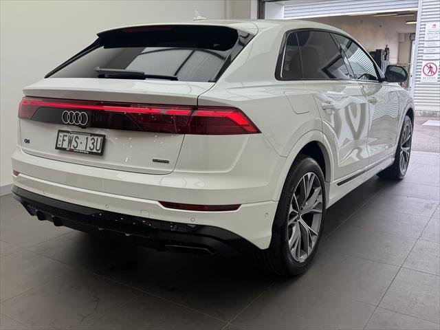 2025 Audi Q8 TDI 210kW S line F1 MY26 Four Wheel Drive Carrara White
