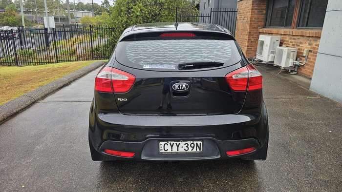 2014 Kia Rio S UB MY14 Aurora Black