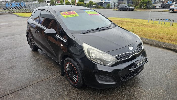 2014 Kia Rio S UB MY14 Aurora Black