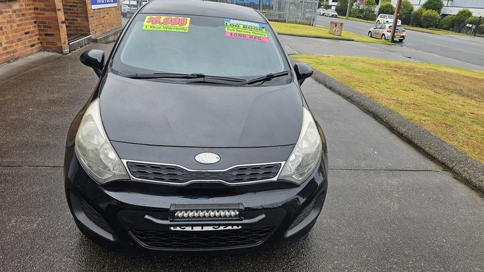 2014 Kia Rio S UB MY14 Aurora Black