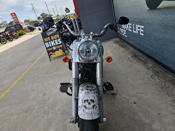 2011 HARLEY-DAVIDSON FLSTF FAT BOY Silver