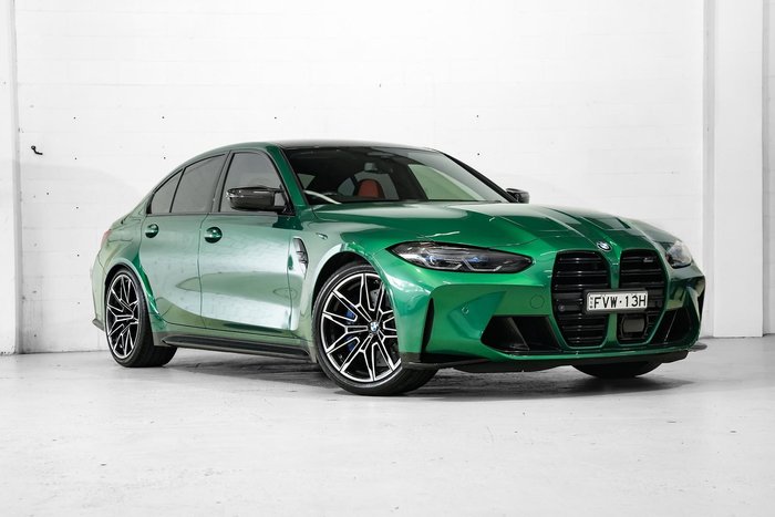 2021 BMW M3 Competition G80 M Isle of Man Green