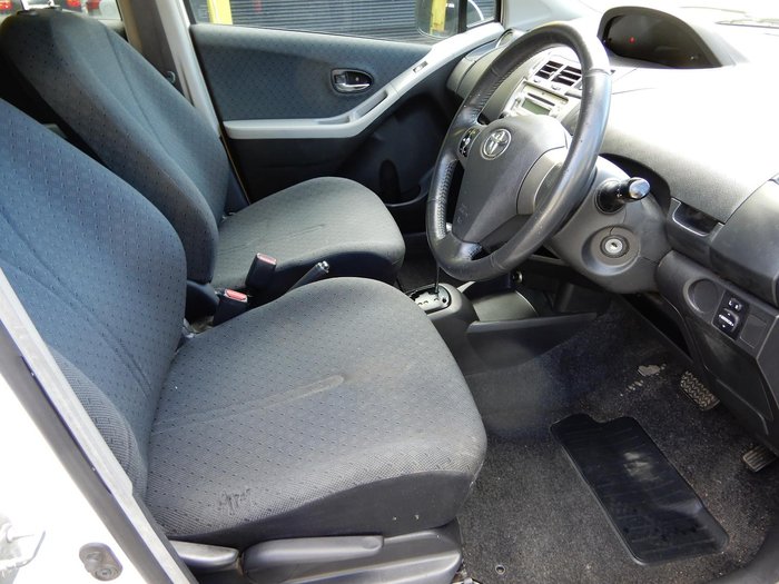 2008 Toyota Yaris YRS NCP91R MY09 Snow Cap White