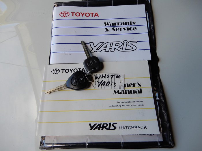 2008 Toyota Yaris YRS NCP91R MY09 Snow Cap White