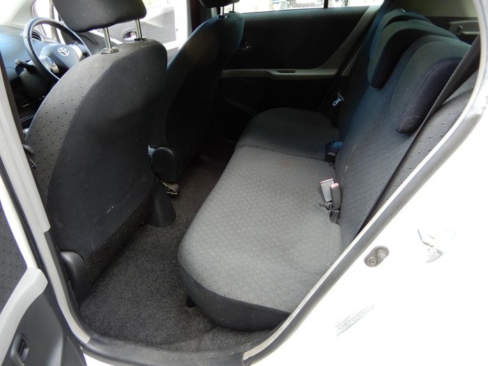 2008 Toyota Yaris YRS NCP91R MY09 Snow Cap White