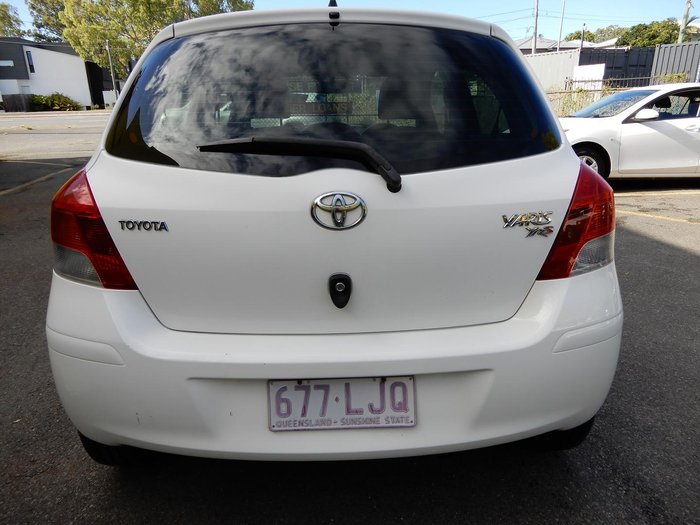 2008 Toyota Yaris YRS NCP91R MY09 Snow Cap White