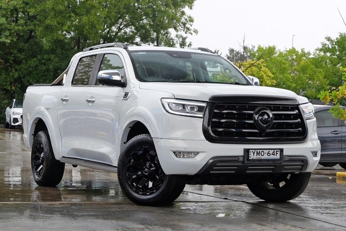 2022 GWM Ute Cannon-X NPW 4X4 Dual Range Pearl White