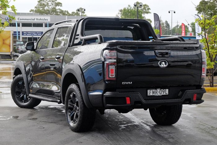 2024 GWM Ute Cannon XSR NPW 4X4 Dual Range Crystal Black