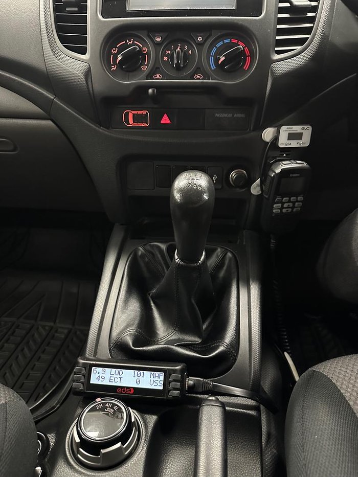 2016 Mitsubishi Triton GLX+ MQ MY16 4X4 Dual Range Black