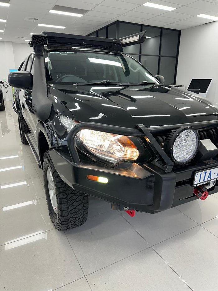 2016 Mitsubishi Triton GLX+ MQ MY16 4X4 Dual Range Black