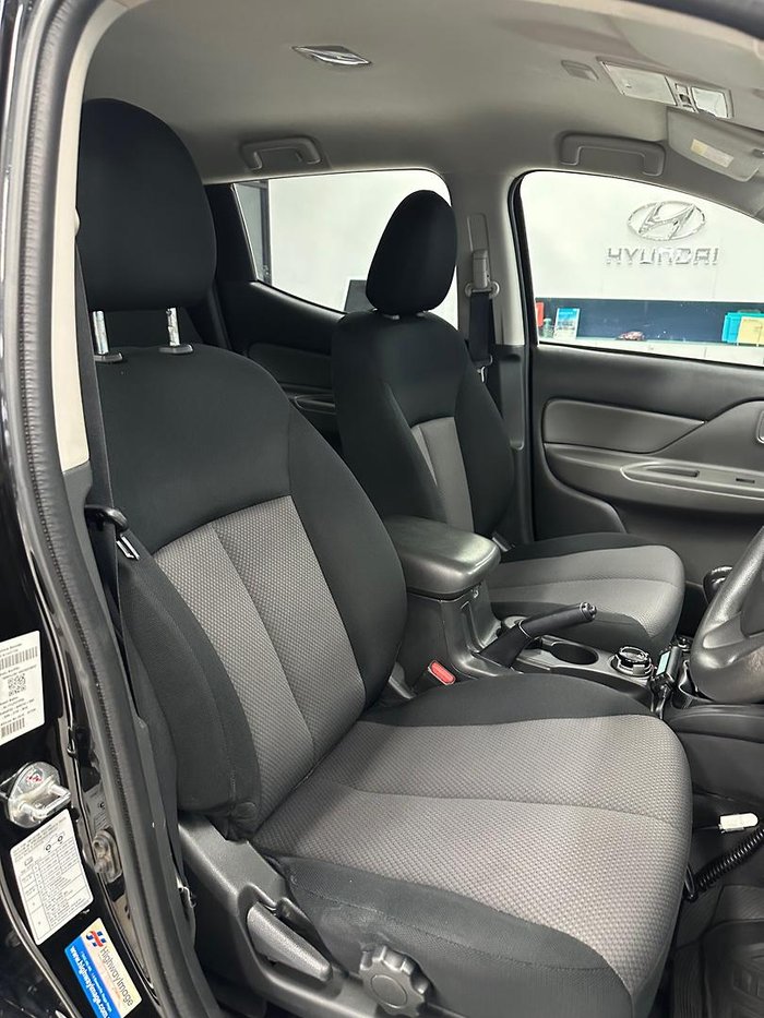 2016 Mitsubishi Triton GLX+ MQ MY16 4X4 Dual Range Black