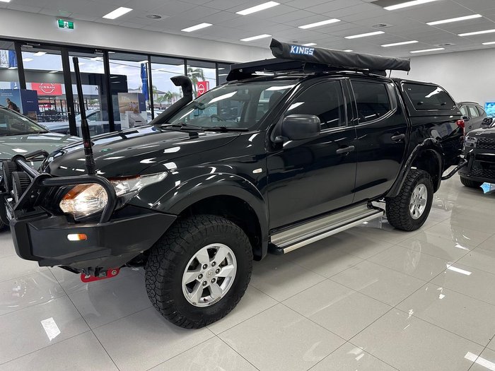 2016 Mitsubishi Triton GLX+ MQ MY16 4X4 Dual Range Black