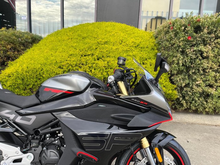 2026 CFMOTO 2026 Cf Moto 450CC 450SR Zircon Black With Velocity Grey