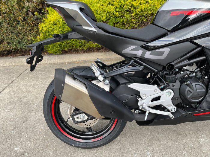 2026 CFMOTO 2026 Cf Moto 450CC 450SR Zircon Black With Velocity Grey