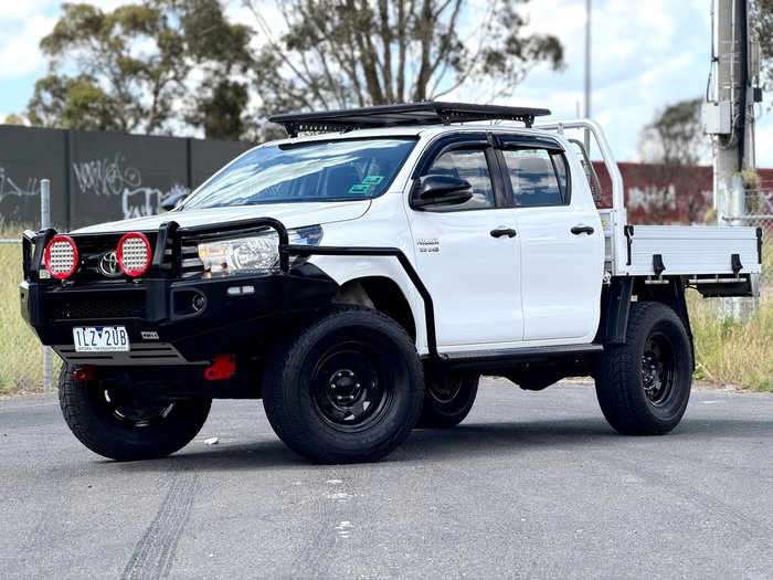2017 Toyota Hilux SR GUN126R 4X4 Dual Range Glacier White