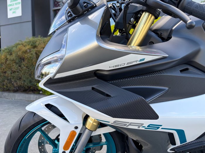 2026 CFMOTO 2026 CF MOTO 450CC 450SR-S NEBULA WHITE