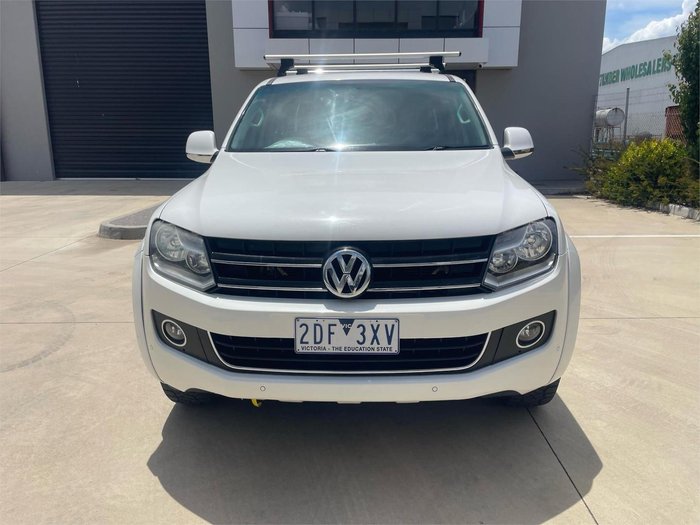 2013 Volkswagen Amarok TDI420 Highline 2H MY13 4X4 Constant Candy White