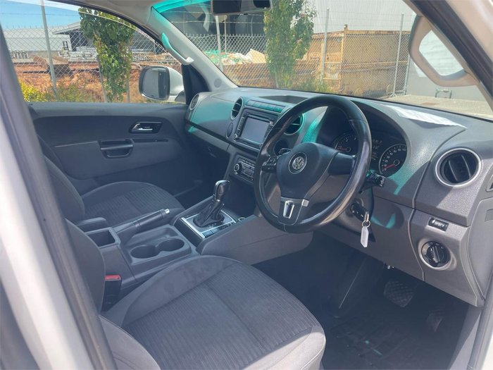 2013 Volkswagen Amarok TDI420 Highline 2H MY13 4X4 Constant Candy White