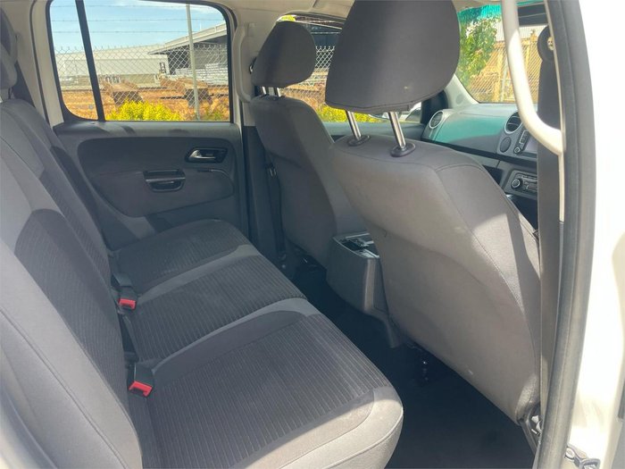 2013 Volkswagen Amarok TDI420 Highline 2H MY13 4X4 Constant Candy White