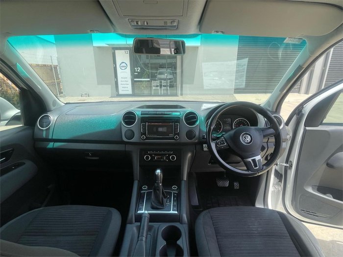 2013 Volkswagen Amarok TDI420 Highline 2H MY13 4X4 Constant Candy White