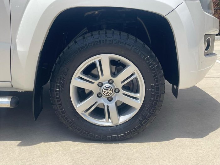 2013 Volkswagen Amarok TDI420 Highline 2H MY13 4X4 Constant Candy White