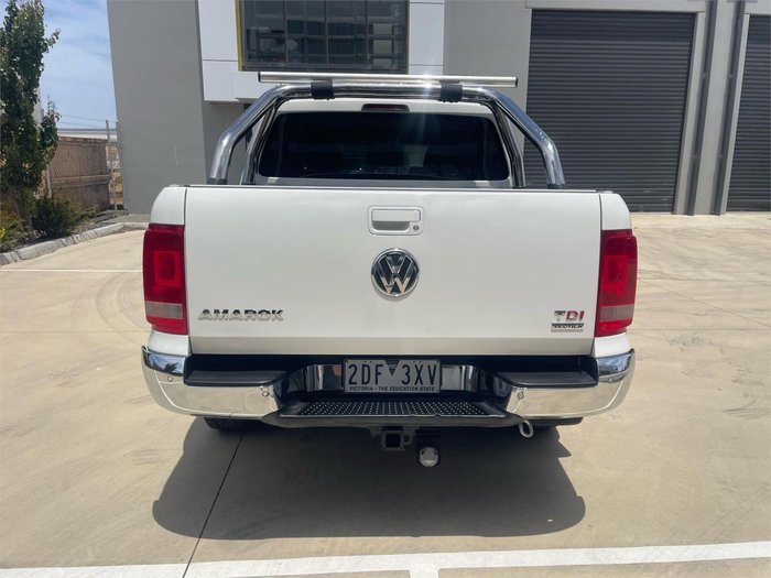 2013 Volkswagen Amarok TDI420 Highline 2H MY13 4X4 Constant Candy White