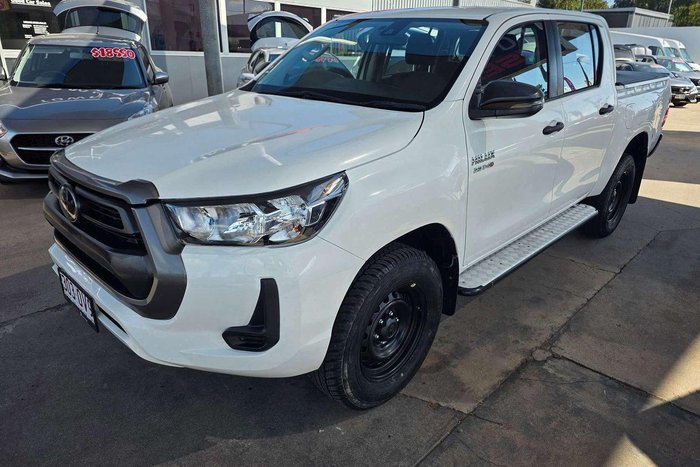 2022 Toyota Hilux SR GUN126R 4X4 Dual Range Glacier White