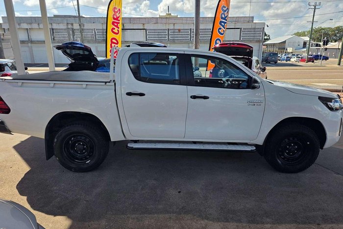 2022 Toyota Hilux SR GUN126R 4X4 Dual Range Glacier White