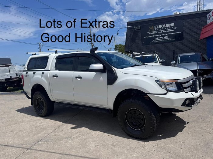 2014 Ford Ranger XLS PX 4X4 Dual Range Cool White
