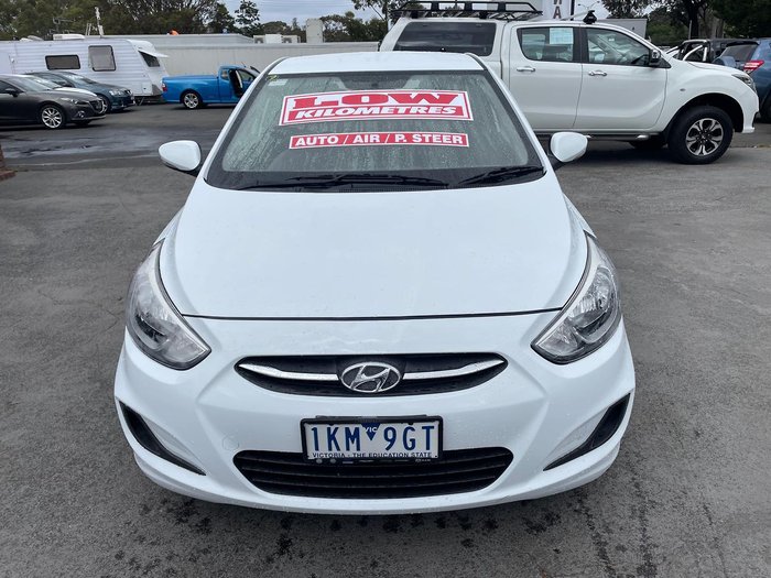 2017 Hyundai Accent Active RB4 MY17 Crystal White