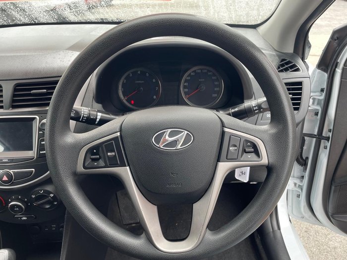 2017 Hyundai Accent Active RB4 MY17 Crystal White