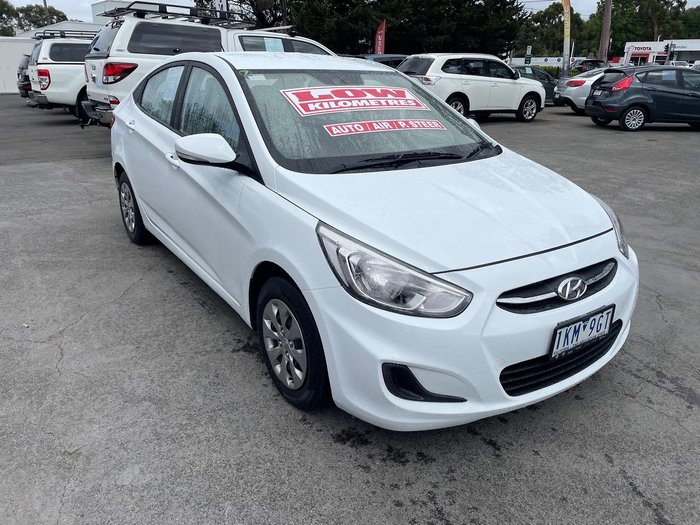 2017 Hyundai Accent Active RB4 MY17 Crystal White
