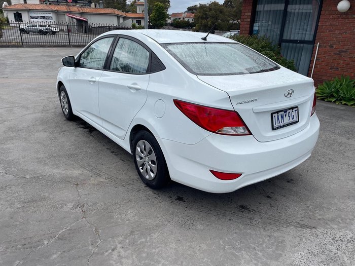 2017 Hyundai Accent Active RB4 MY17 Crystal White
