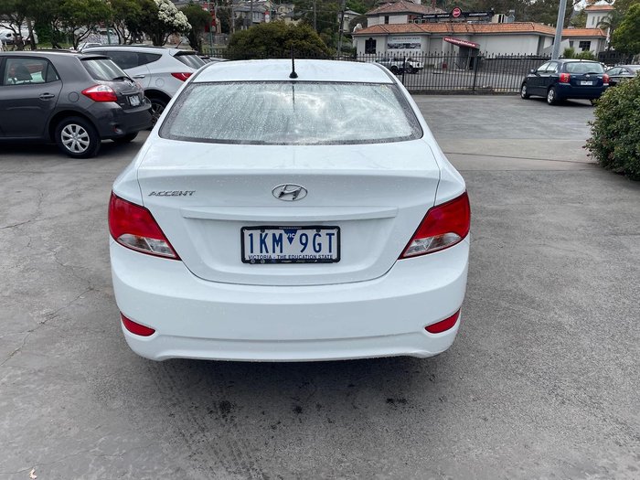 2017 Hyundai Accent Active RB4 MY17 Crystal White