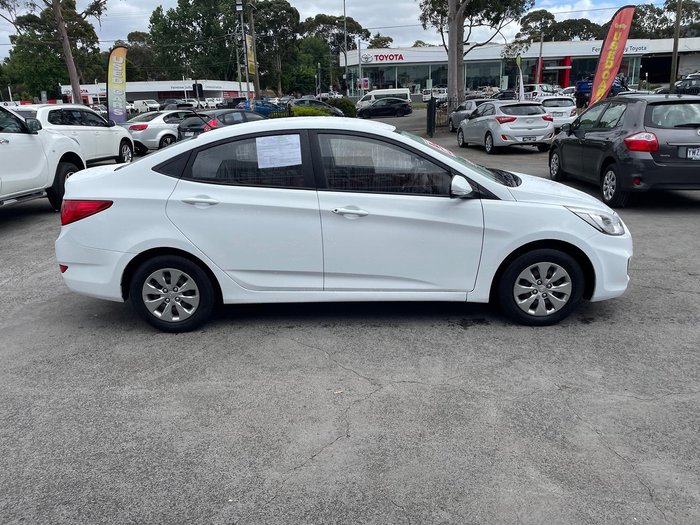 2017 Hyundai Accent Active RB4 MY17 Crystal White